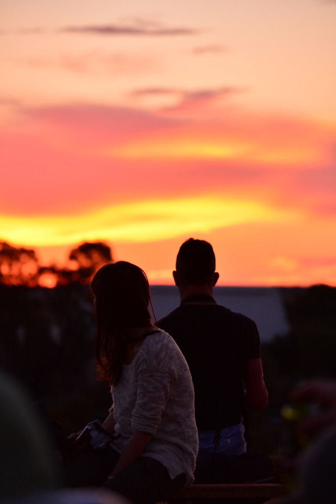 忘れられない夕焼け