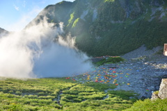 涸沢　夏の朝