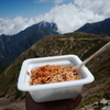 焼きそばごしの甲斐駒ケ岳