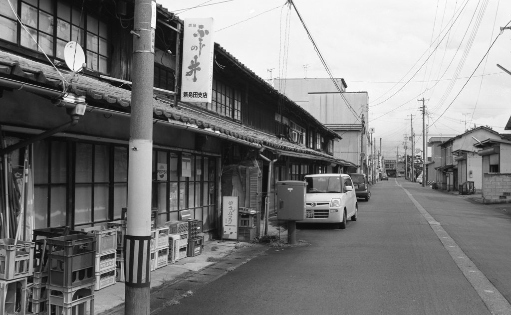 新発田の下町にて