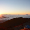 野営地の夜明け