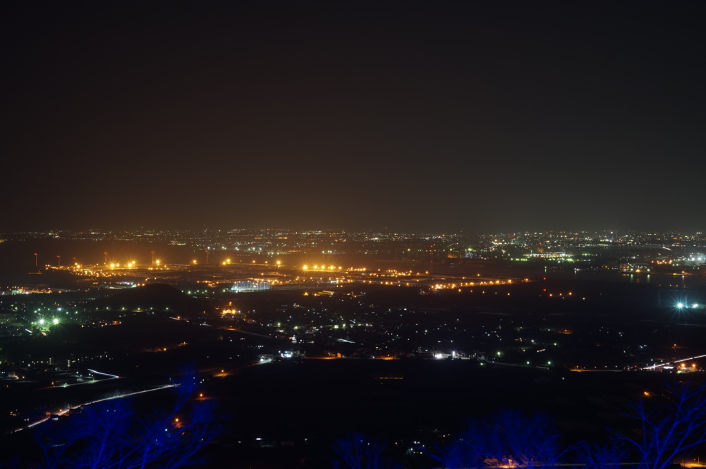 蔵王山の夜景