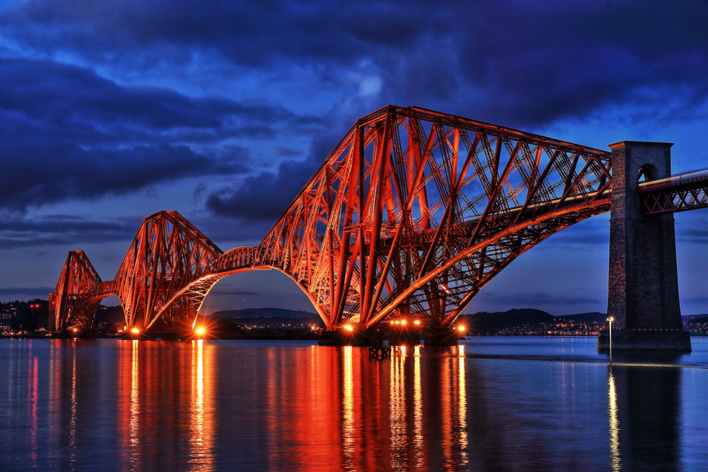 The Forth Bridge with Scot Rail