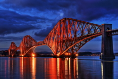 The Forth Bridge with Scot Rail