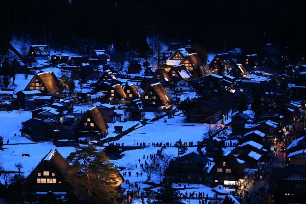 雪景 白川郷  弐