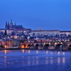 黎明のプラハ城