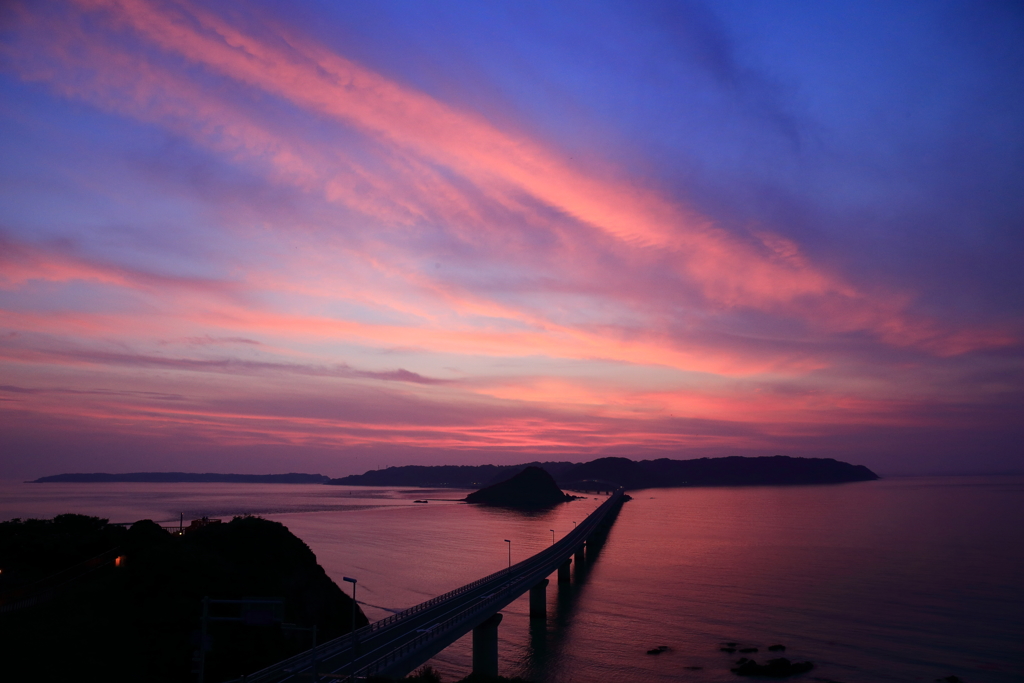 角島の夕暮れ