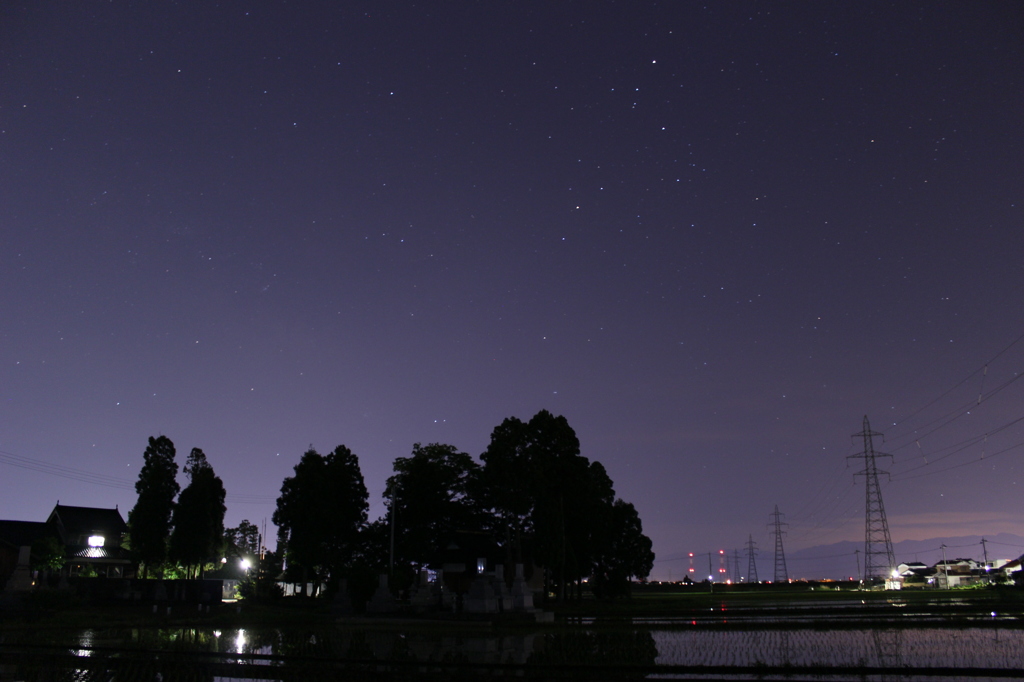 田舎の星空