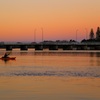 夕陽と海からの贈り物