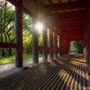 談山神社の夕陽