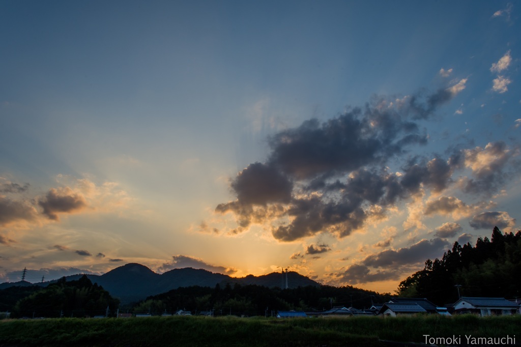 或る日の夕焼け