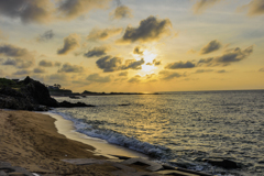 後ヶ浜夕景