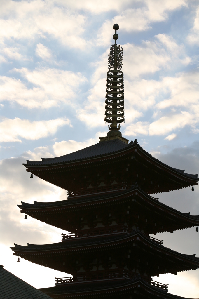 浅草寺の五重塔