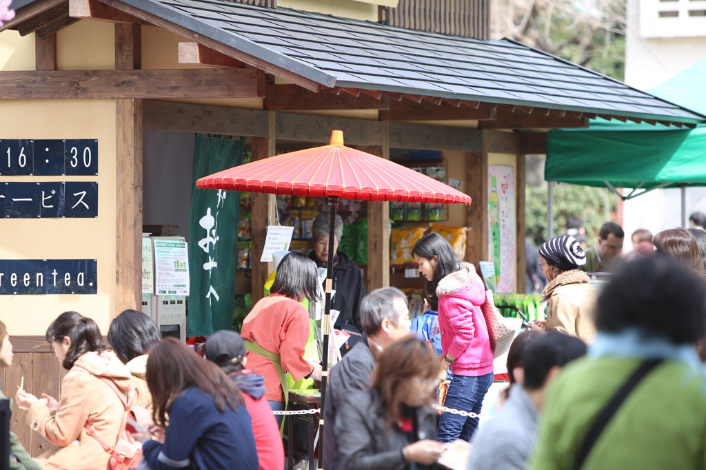 浅草の茶店