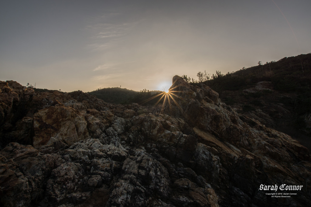 蛇岩からの日の出