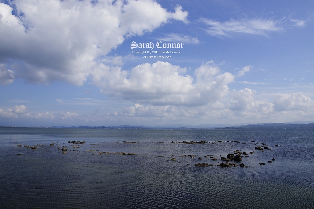 海に温泉