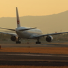 大阪空港・千里川堤防・離陸前