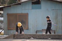 ここだって遊び場だ