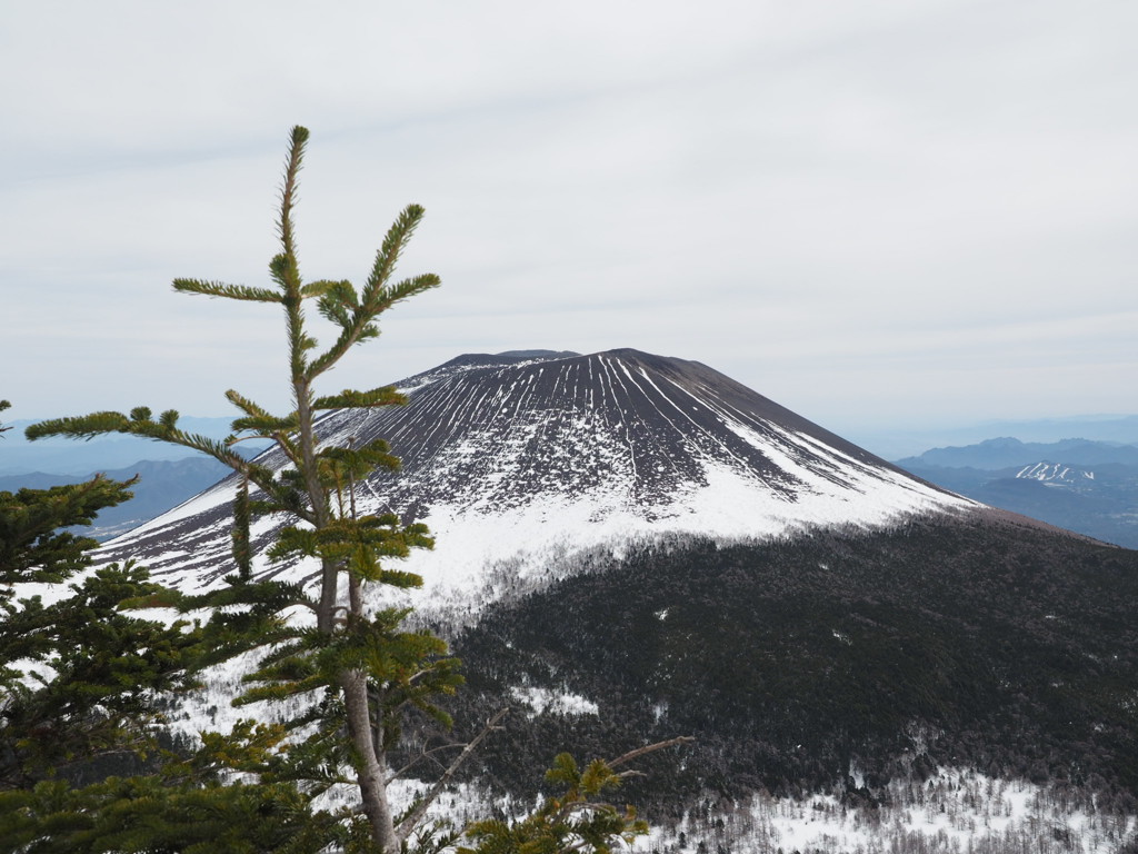 浅間の雪ストライプ