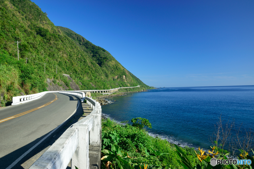 海岸線の道路