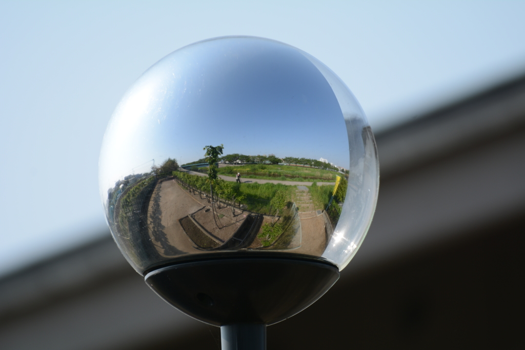 簡易魚眼レンズ