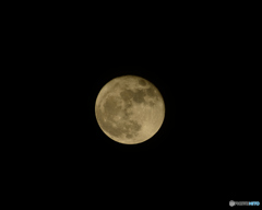 1日遅れのスーパームーン