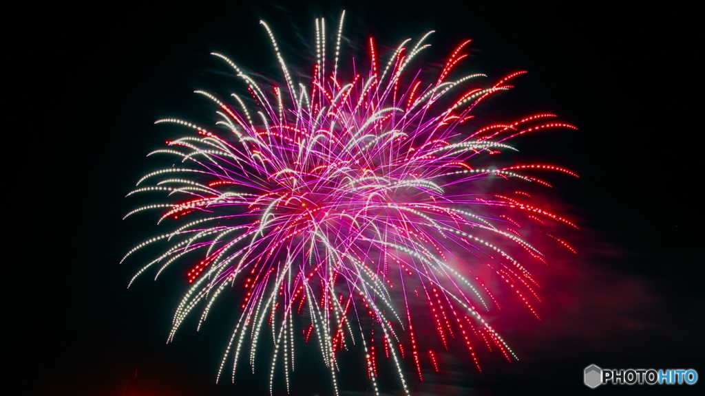 札幌市厚別区もみじ台　花火