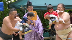 赤ちゃん相撲