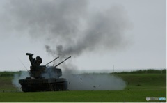 対空射撃