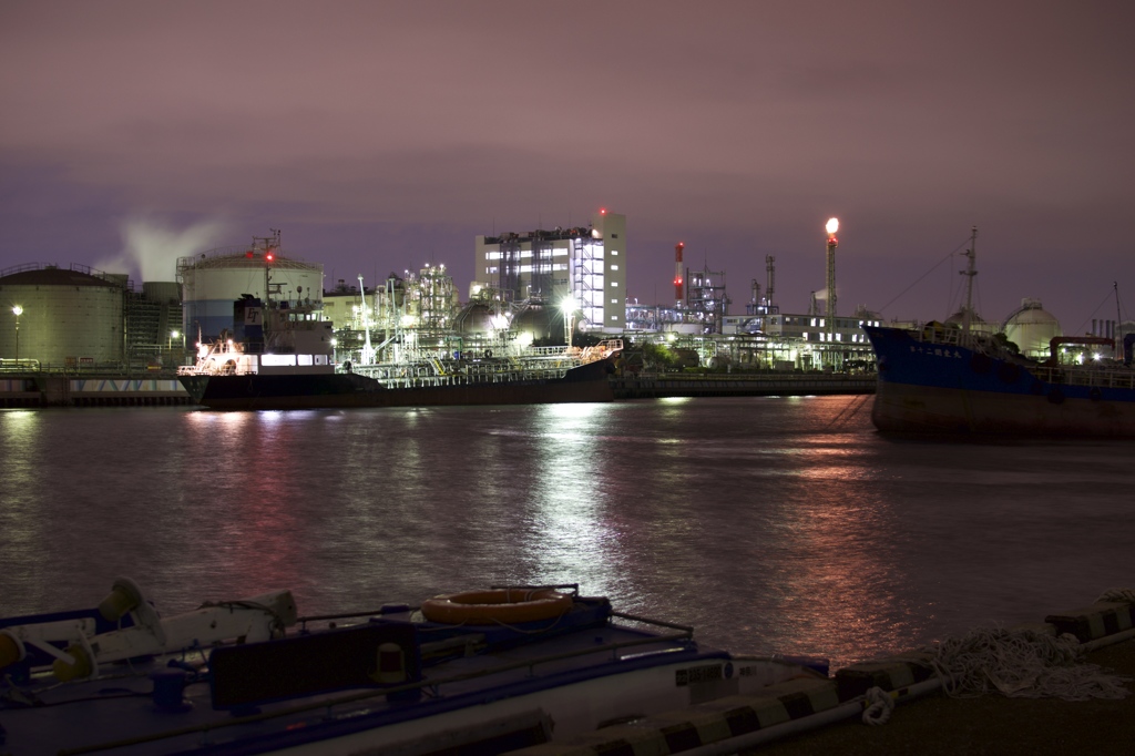 川崎工場夜景　千鳥町エリア