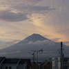 富士山×夕焼け