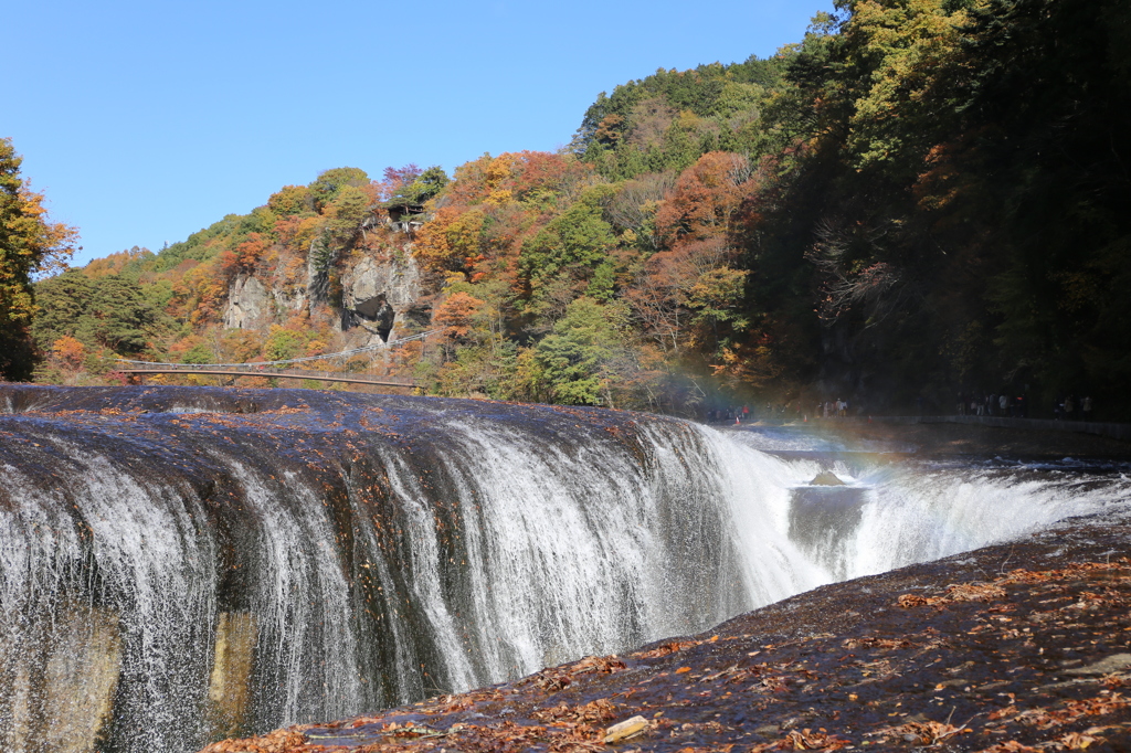 吹割渓谷の紅葉①