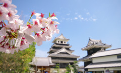 九州中津の春風景