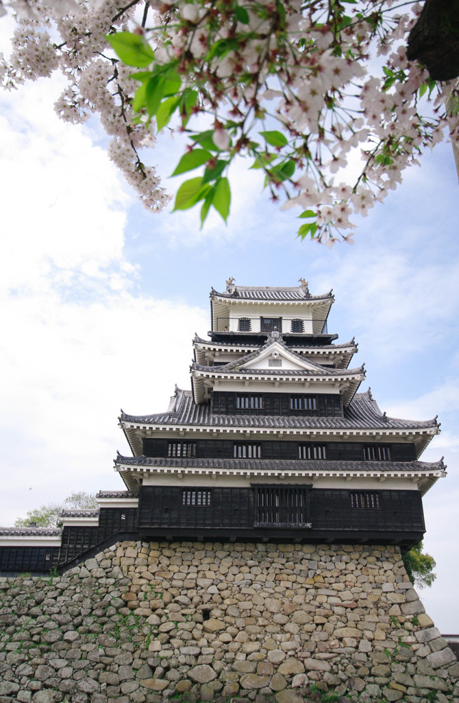 九州中津の春風景