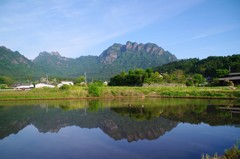 逆さ妙義山