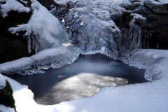 冬の渓流10