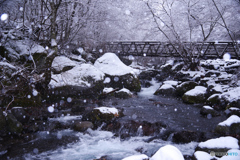 冬の渓流３