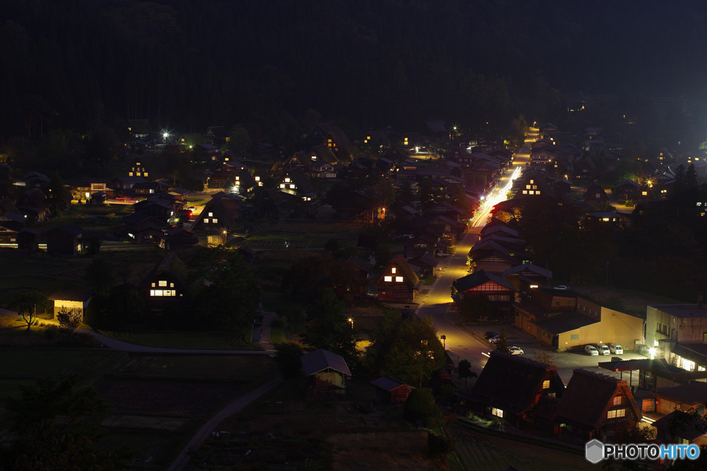 里の夕暮れ