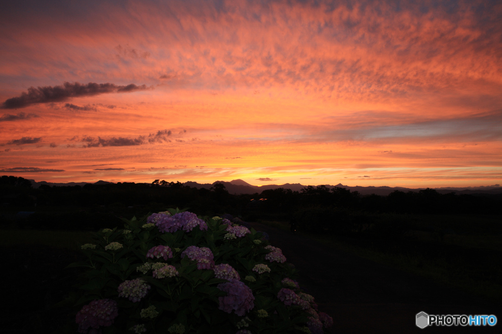 今日の夕暮れ