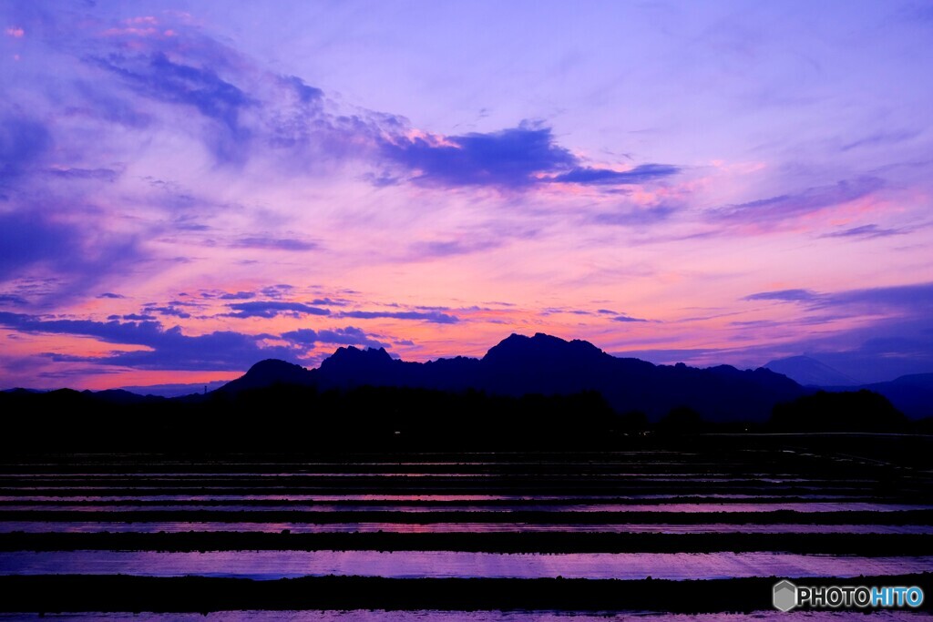 夕暮れ