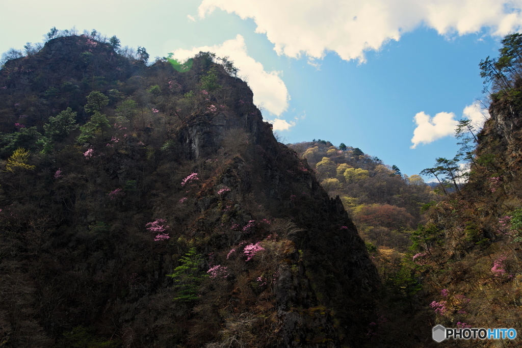 岩肌の輝き