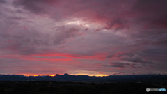 夕焼け全景