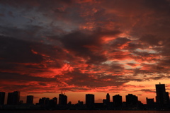 埠頭の夕景①