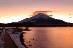 山中湖・夕景