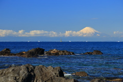 荒崎海岸から望む富士①