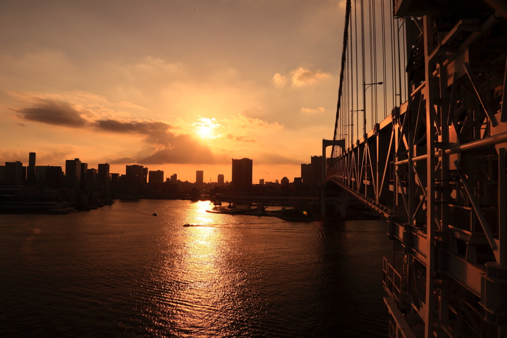 芝浦埠頭夕景②