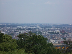 天覧山からの眺め