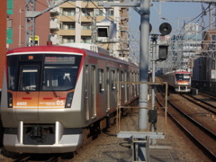 東急新６０００系の並び