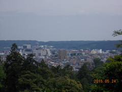 天覧山からの眺め