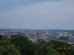 天覧山からの眺め